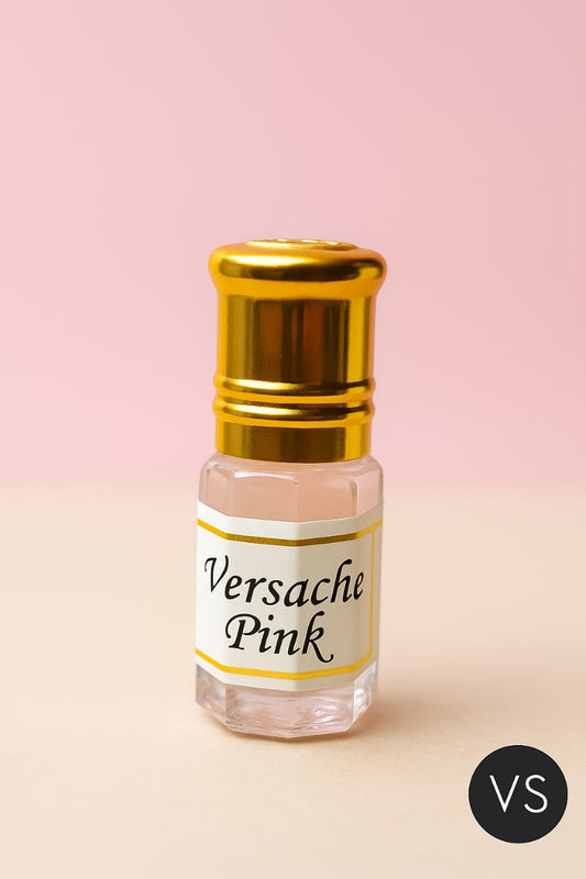 Versache pink from golden nose