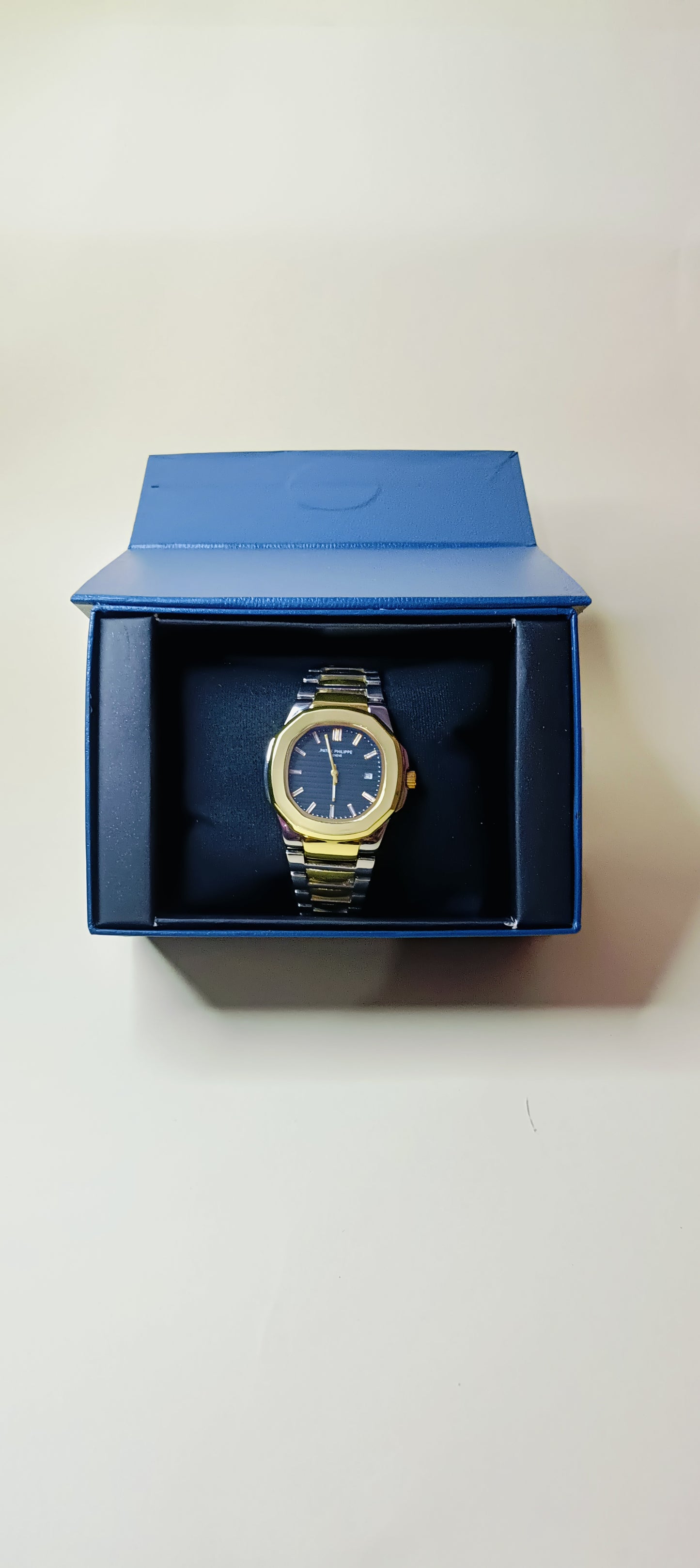 Patek Philippe truetone with blue dial