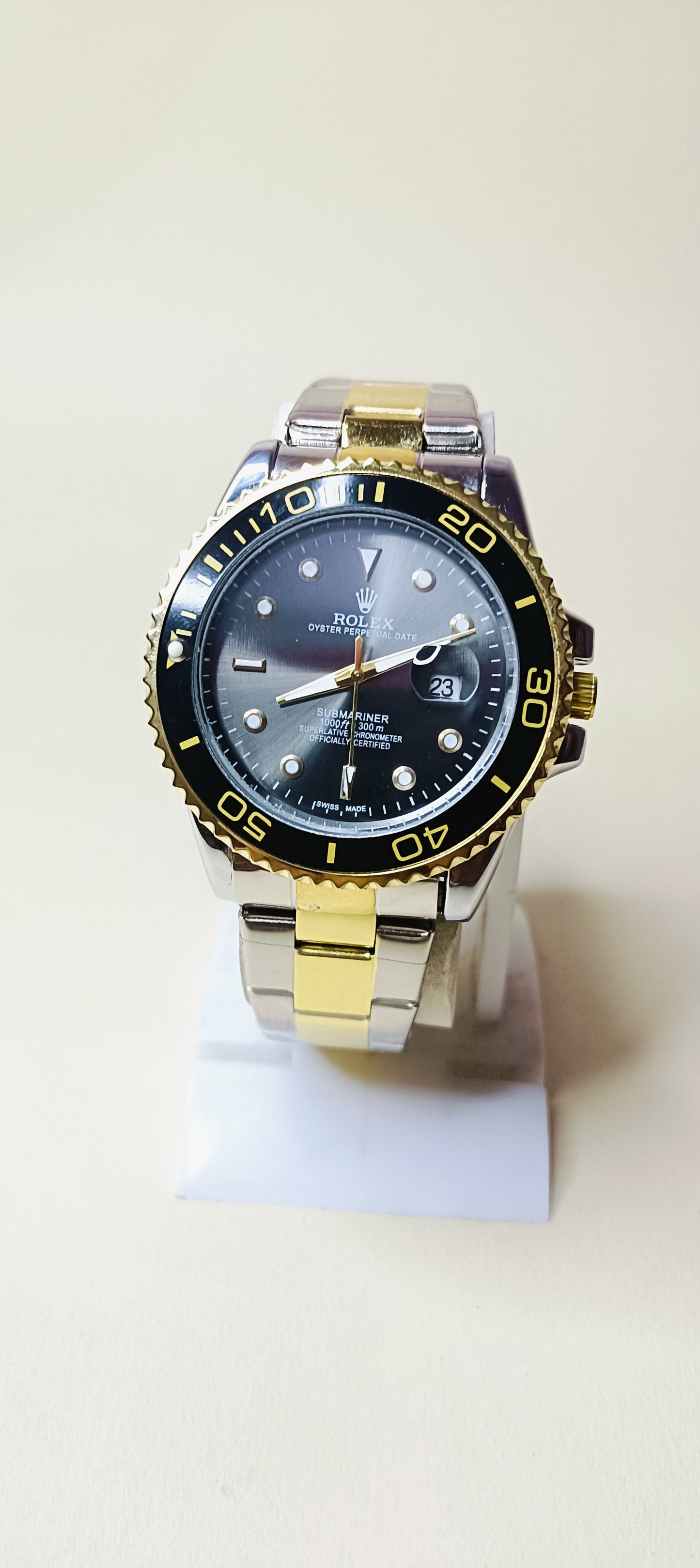 Rolex rolling dial watch